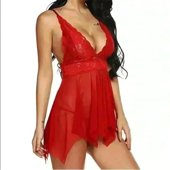 Lingerie bundle Red Black Blue - Picture 3 of 5